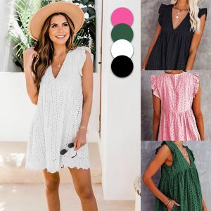 Letnja haljina od čipke širokog kroja | BELLACHIC